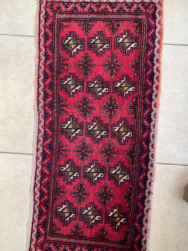 HAND KNOTTED TAR KOMAN PERSIAN CARPET-CONDITON UNUSED-MEASURES 100X46 CM