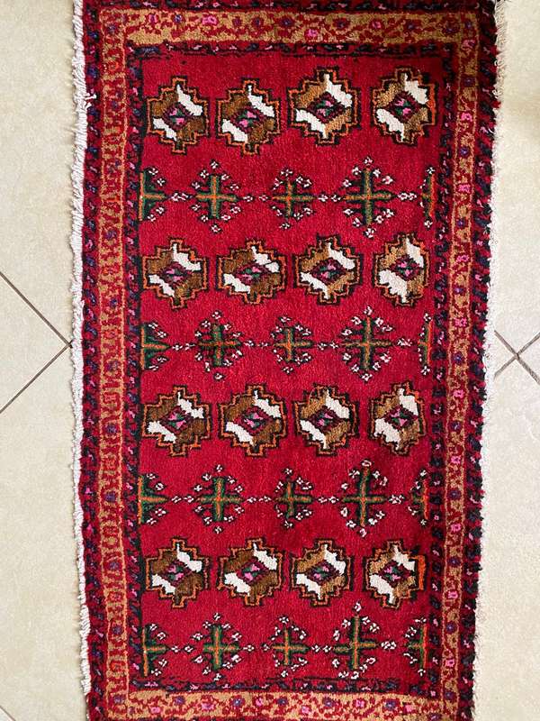 HAND KNOTTED TAR KOMAN PERSIAN CARPET-CONDITION UNUSED-MEASURES 110 X 57 CM