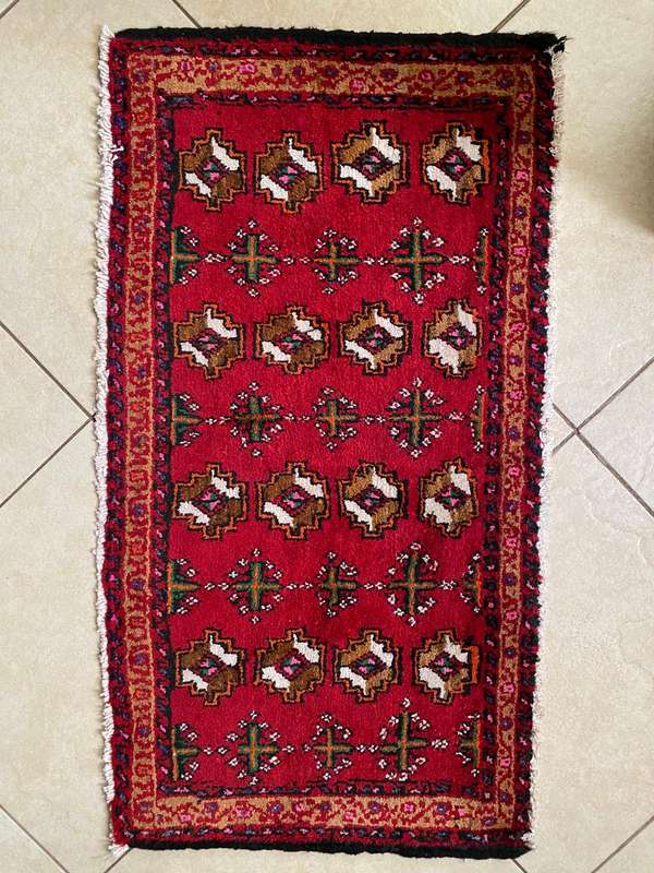 HAND KNOTTED TAR KOMAN PERSIAN CARPET-CONDITION UNUSED-MEASURES 110 X 57 CM