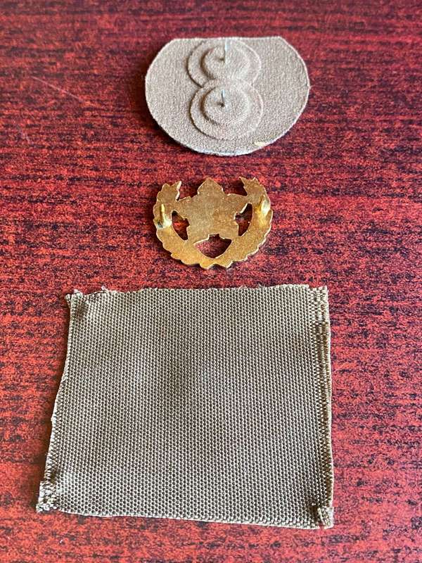 ARMY BREAST  BADGE FOR CITIZEN FORCE COMMANDO'S AND VOLUNTEERS FOR 5 YEAR SERVICE-3 VARITATIONS