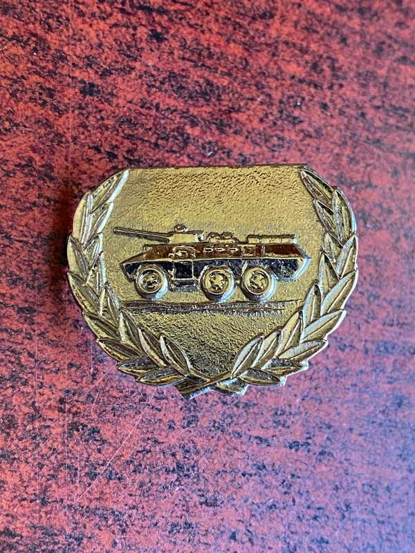 MECHANISED INFANTRY,PROFICIENCY BADGE-EARLY 1980'S- SOLID CENTRE TYPE - 2 PINS