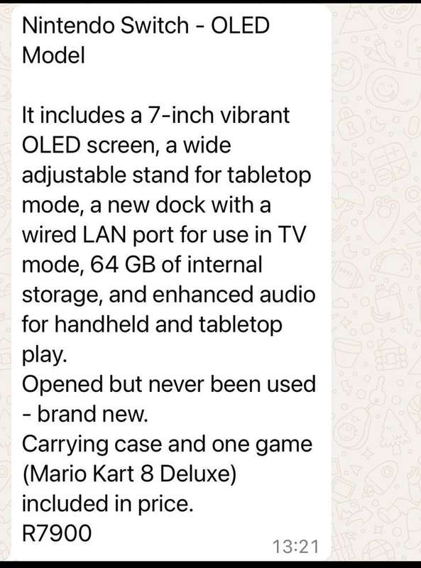 NINTENDO SWITCH-OLED MODEL- IT INCLUDES A 7-INCH VIBRANT OLED SCREEN-A WIDE ADJUSTABLE STAND FOR TAB