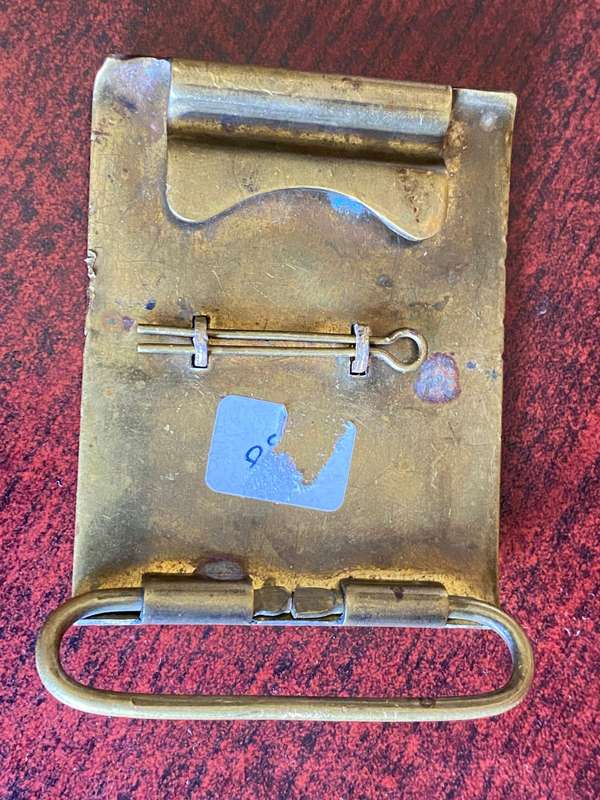 VINTAGE ZAMBIA ARMY BELT BUCKLE