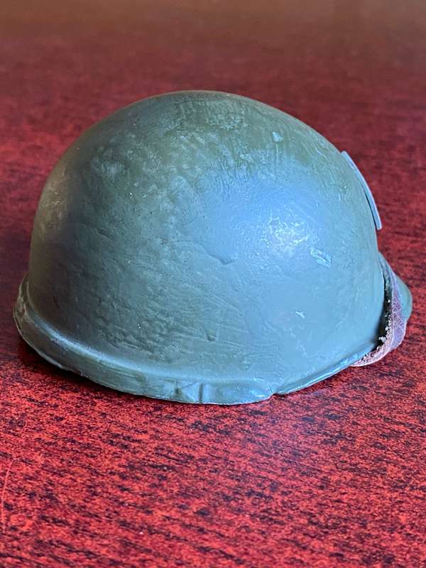 MINIATURE USA STEEL HELMET- MEASURES 85 X 70 MM