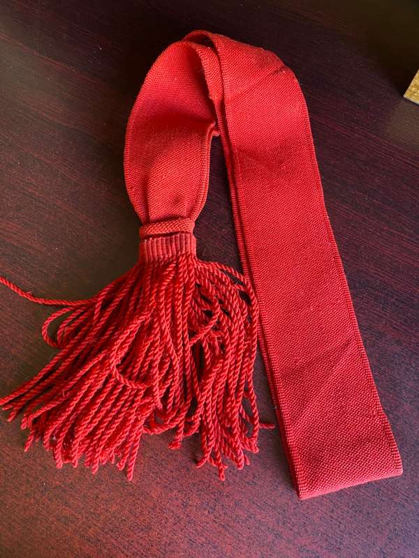 RHODESIAN RLI PARADE SASH IN GOOD CONDITION
