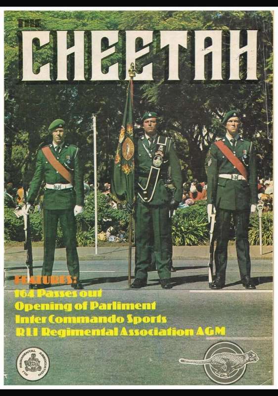 RHODESIAN RLI PARADE SASH IN GOOD CONDITION