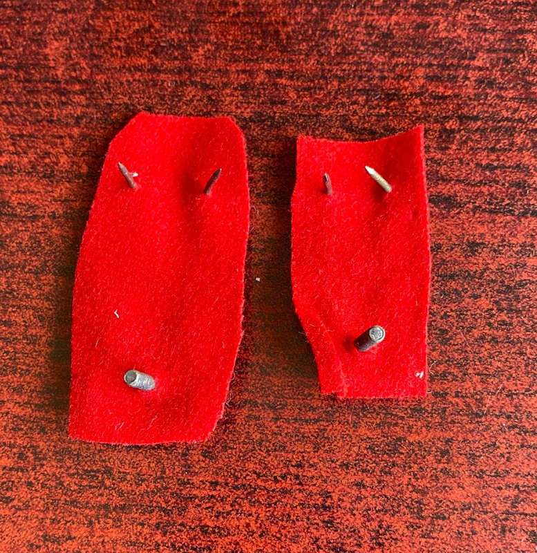 SWA HQ OXIDISED SILVER BREAST BADGES-LARGE+SMALL-PINS INTACT