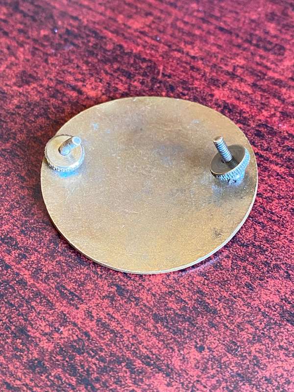 STATE PRESIDENTS GUARD ENAMEL SHACK BADGE-WORN 1967-1986- 2 LUGS
