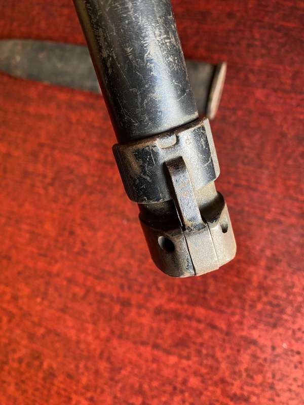 FN BAYONET WITH METAL SCABBARD