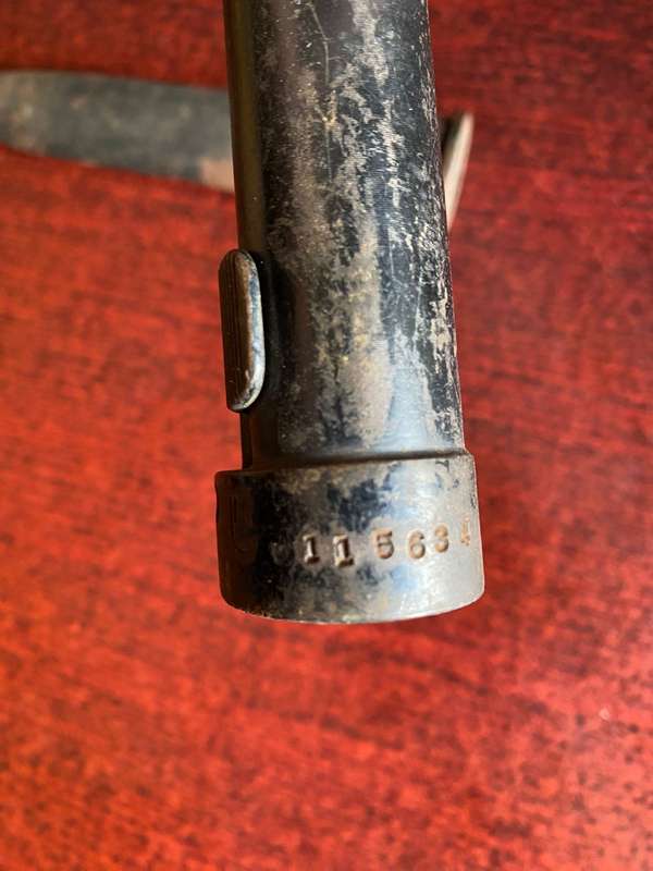 FN BAYONET WITH METAL SCABBARD