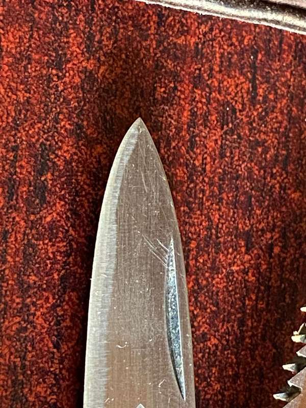 PUMA VINTAGE JAGDTASCHENMESSER 945-ROSTREI GERMANY-COMES WITH ORIGINAL SUEDE POUCH -BLADE LENGTH