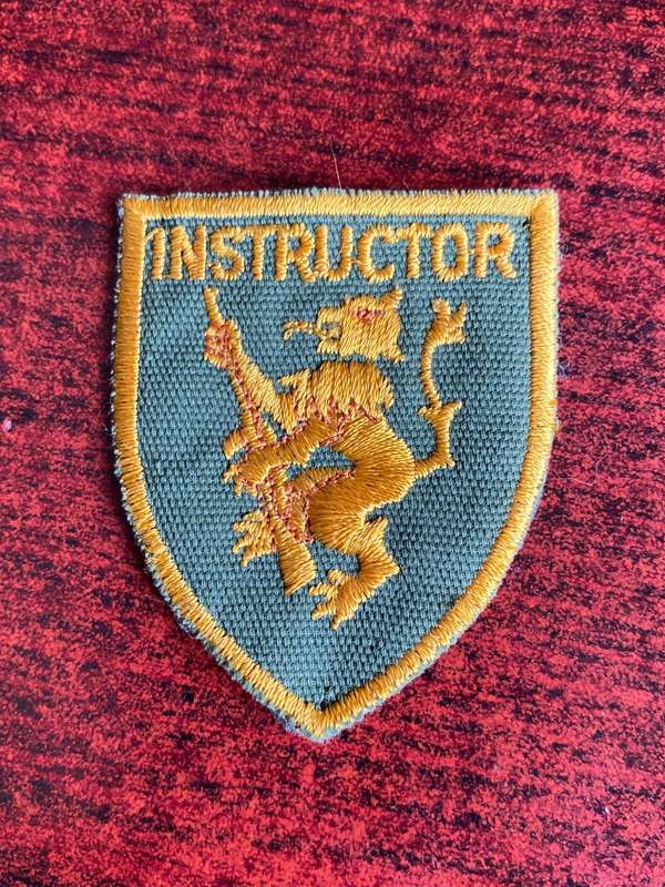 INSTRUCTORS PATCH-LIGHT GREEN