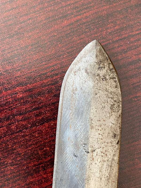 SIEBE GERMAN & CO DIVING KNIFE 33,7 CM TOTAL LENGTH -BLADE LENGTH 19,7 CM,DOUBLE EDGED WITH MAKERS M