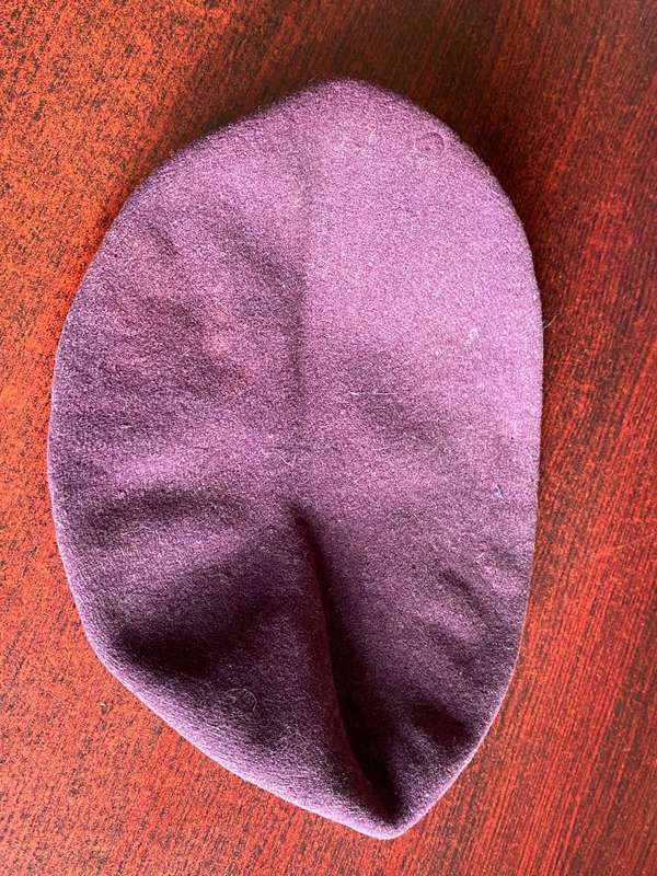 SA PARABAT BERET-OFFICERS,WORN FROM 1980'S-USED BUT GOOD