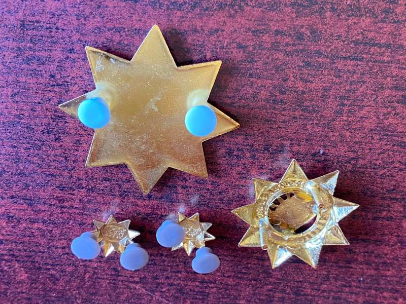 BOPHUTHATSWANA TRAFFIC POLICE CAP,BREAST BADGE AND RANKS