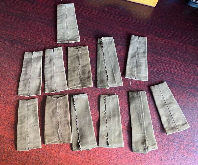 SELECTION OF SADF RANK,SLIP ONS-WORN 1970'S-1996