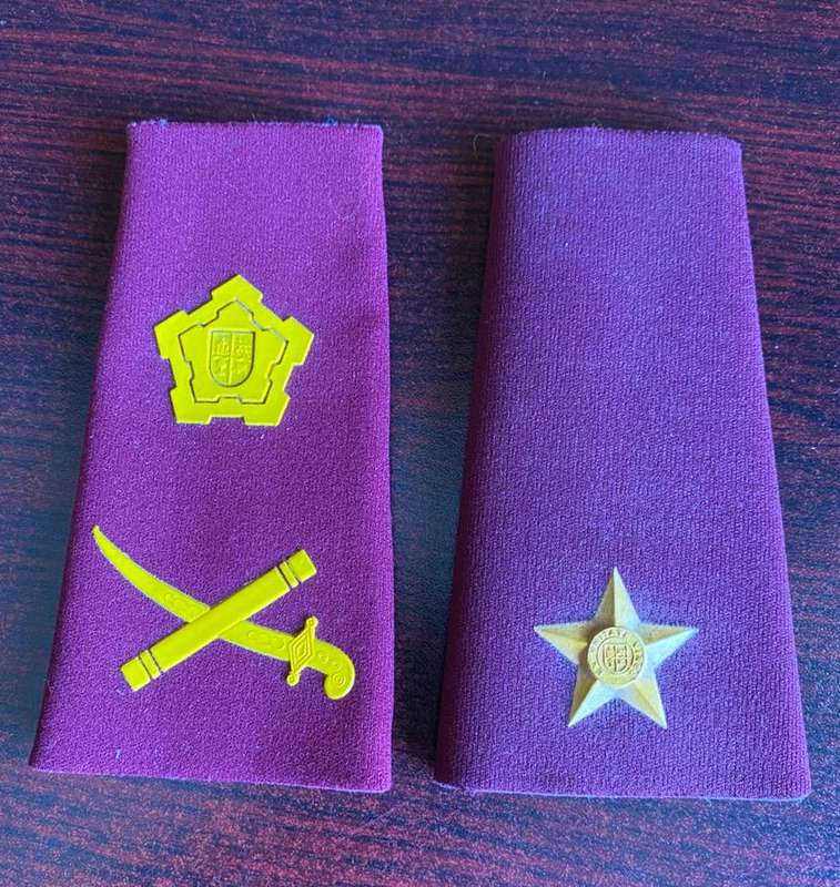 SA MEDICAL CORPS RANKS-ONE OF EACH-SOLD TOGETHER