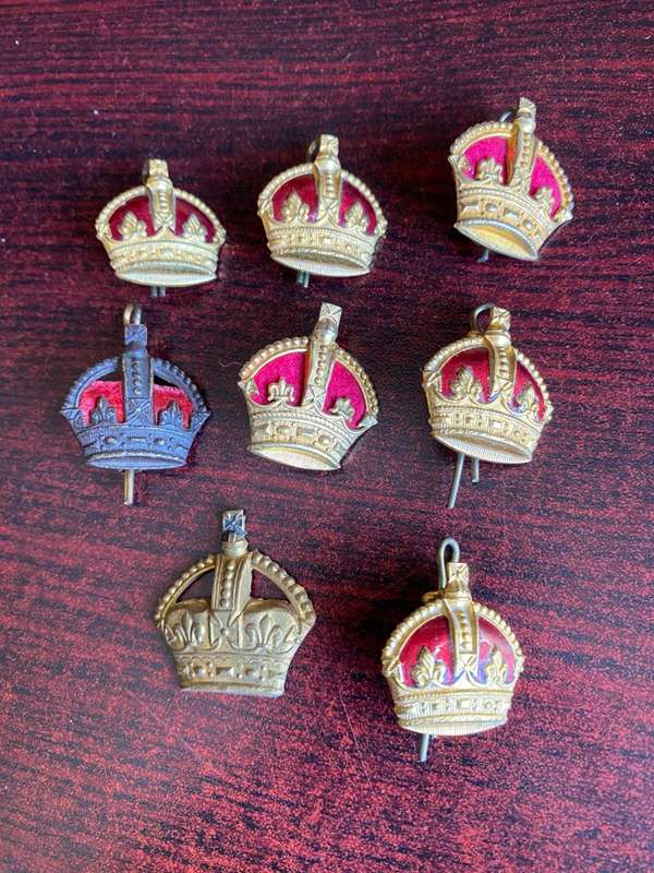 LOT OF CROWN RANKS- 8 IN TOTAL