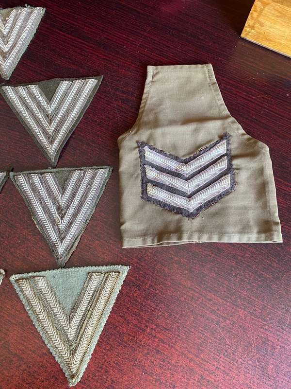 SA ARMY MIXED LOT OF RANKS