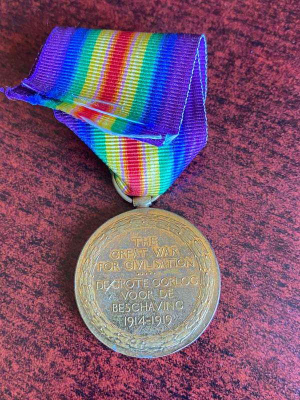 WW1 Victory Medall awarded to 3525 L/Cpl Joseph Graney 4th SAI (Lewis Gunner)