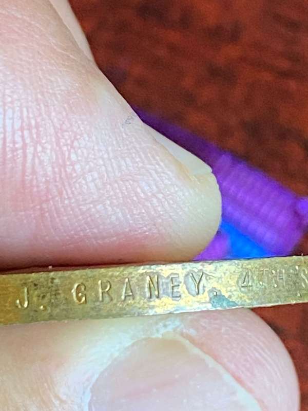 WW1 Victory Medall awarded to 3525 L/Cpl Joseph Graney 4th SAI (Lewis Gunner)