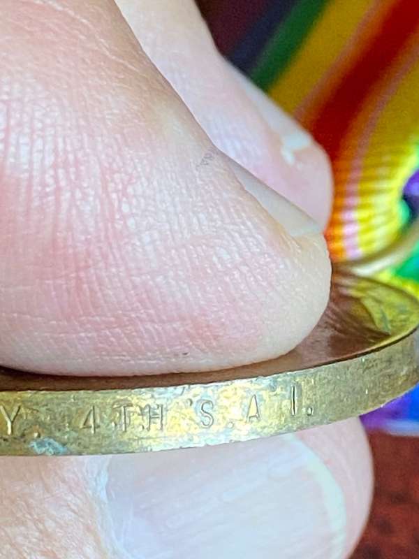 WW1 Victory Medall awarded to 3525 L/Cpl Joseph Graney 4th SAI (Lewis Gunner)