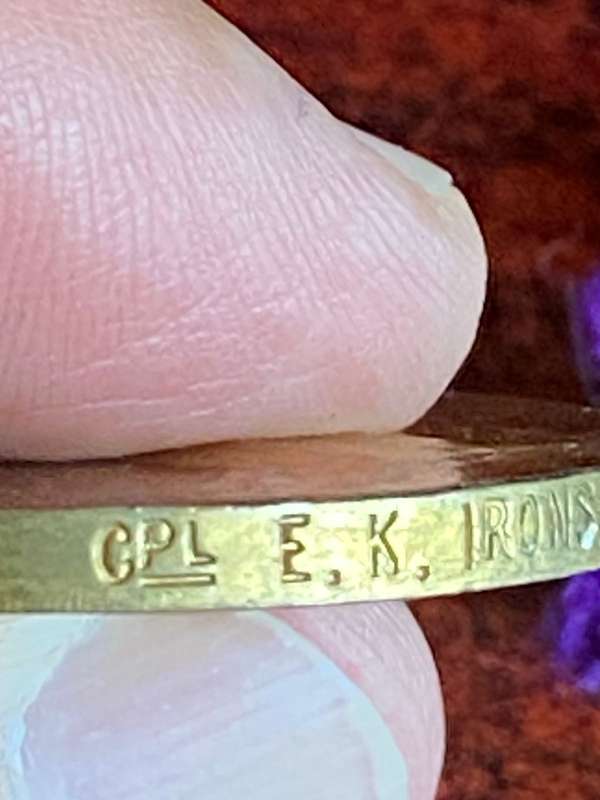 WW1 VICTORY MEDAL AWARDED TO LANCE CORPORAL EDWARD KAIGHIN IRONS, 2 SAI