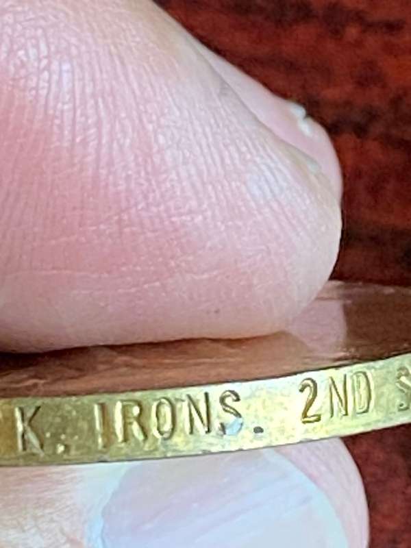 WW1 VICTORY MEDAL AWARDED TO LANCE CORPORAL EDWARD KAIGHIN IRONS, 2 SAI