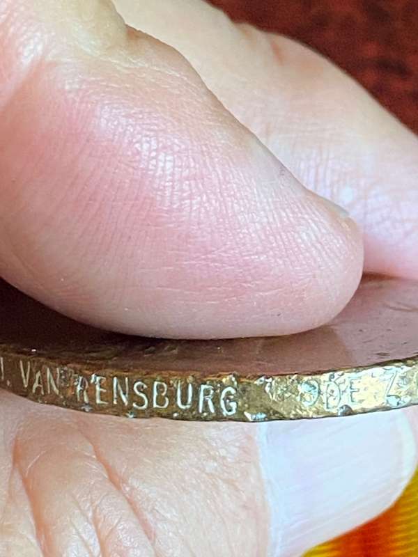 WW1 VICTORY MEDAL AWARDED TO BURGER JOHNSON VAN RENSBURG 9 Z.A.R.