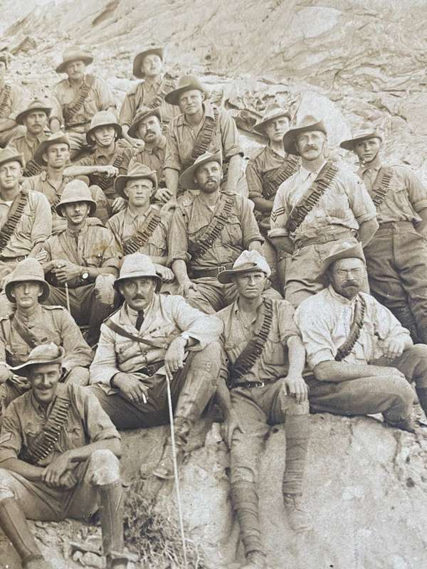 ORIGINAL BOER WAR PHOTO ACTUAL PHOTO MEASURES 21,5 X 17,5 CM