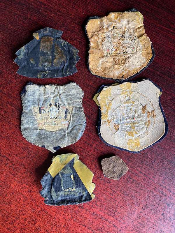 MIXED BRITISH NAVAL LOT OF BADGES- 6 IN TOTAL