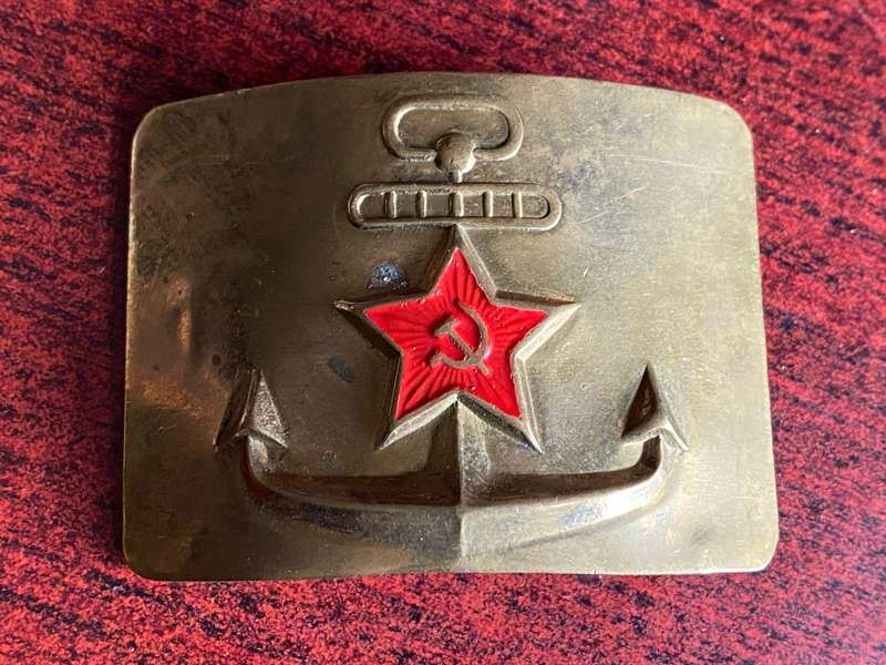 RUSSIAN BORDER WAR PERIOD BELT BUCKLE
