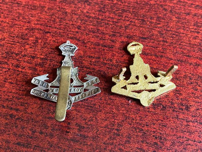 YORKSHIRE REGT. (GREEN HOWARDS) CAP BADGES 1908-1952