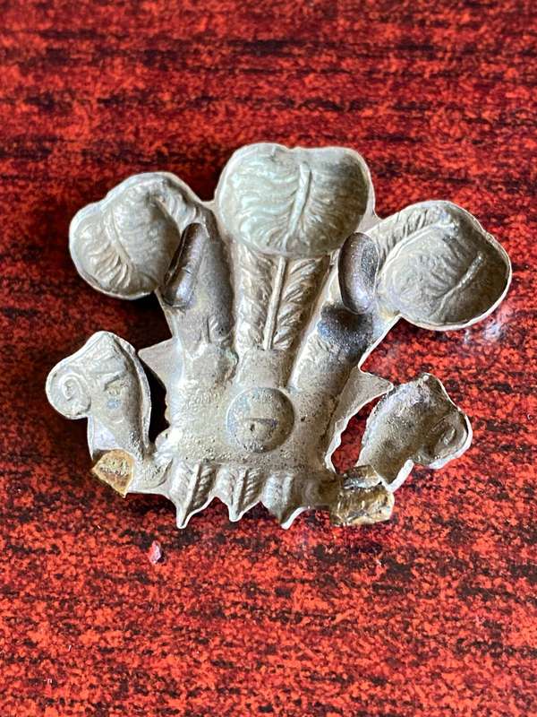 WILTSHIRE YEOMARY COLLAR BADGE-WORN 1900'S- 2 LUGS