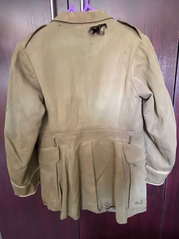 WW1 ENGINEERS UNIFORM JACKET- DAMAGED