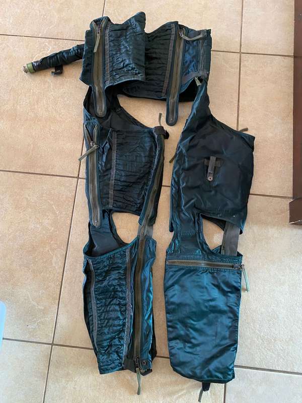 SAAF MIRAGE G SUIT DATED 1974-GOOD CONDITION- NAME IN IT LOOKS LIKE MATHIESE