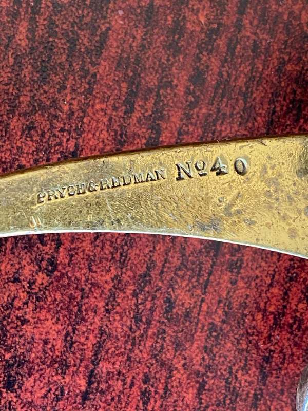 BOER WAR (ZULU WAR??) SOLID BRASS AMMUNITION MOULDS-THE ONE WITH CLEAR MAKERS MARKINGS-PLEASE LOOK A