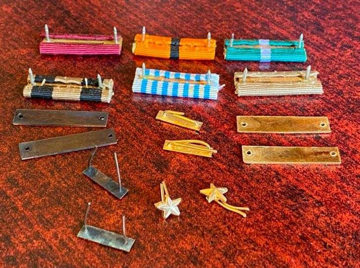 NAMIBIAN MEDAL BARS AND CLASPS- 16 IN TOTAL