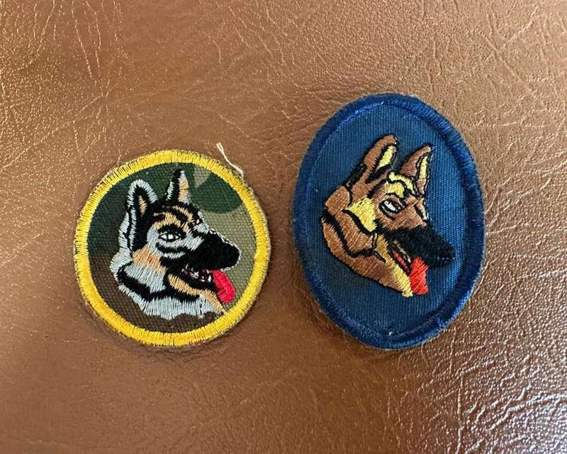 POLICE DOG HANDLERS BADGES