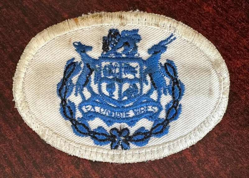 SA NAVY WO 1 RANK BADGE 1963-2003- 2 PINS