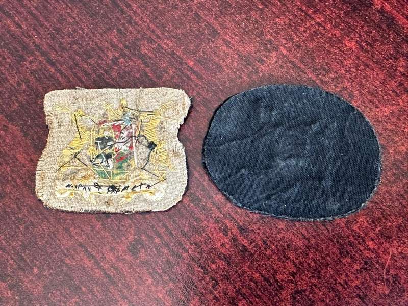 SA NAVY WARRANT OFFICER 2 SLEEVE BADGES- 2 VARIATIONS