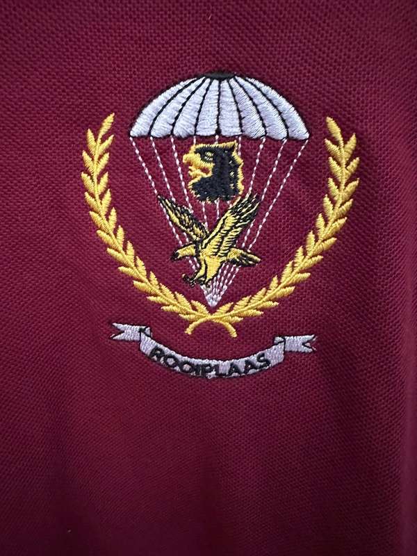 ROOIPLAAS PARACHUTE,GOLF SHIRT- SIZE 4XL- VERY GOOD CONDITION