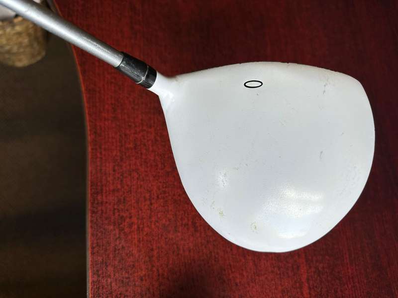 EUD 10,5 DEGREES DRIVER WITH FLEX MODULUS GRAPHITE SHAFT-SOLD WITH TAYLOR NO 1, 10 DEGREES LOFT FAIR