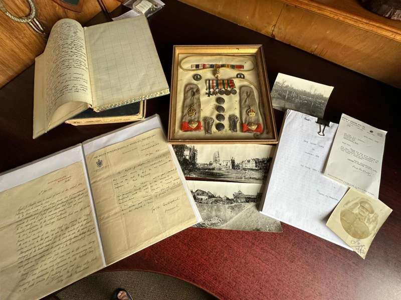 LARGE AND UNIQUE COLLECTION OF LT. COL. C.G. CHAPLIN M.C.-TOO MUCH TO DESCRIBE OR TOO PUT IN PICTURE