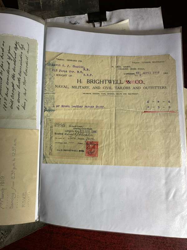 LARGE AND UNIQUE COLLECTION OF LT. COL. C.G. CHAPLIN M.C.-TOO MUCH TO DESCRIBE OR TOO PUT IN PICTURE