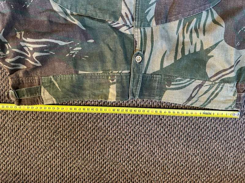 Rhodesian camo trousers, size 46, pipe length 75cm, reinforced back side.