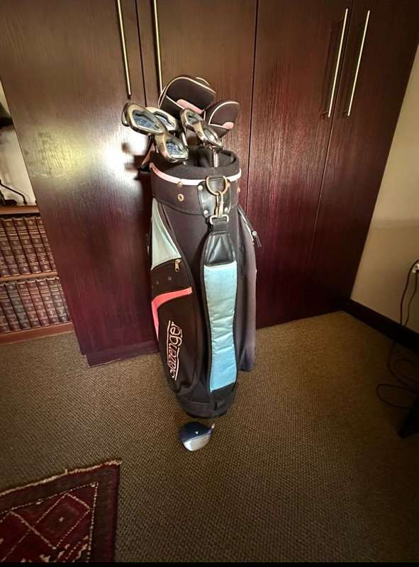 SLAZENGER LADIES SET-COMPLETE SETS-ONLY NEEDS SAND WEDGE AND 5 DRIVER NEEDS A NEW SHAFT-FOLLOWING 3