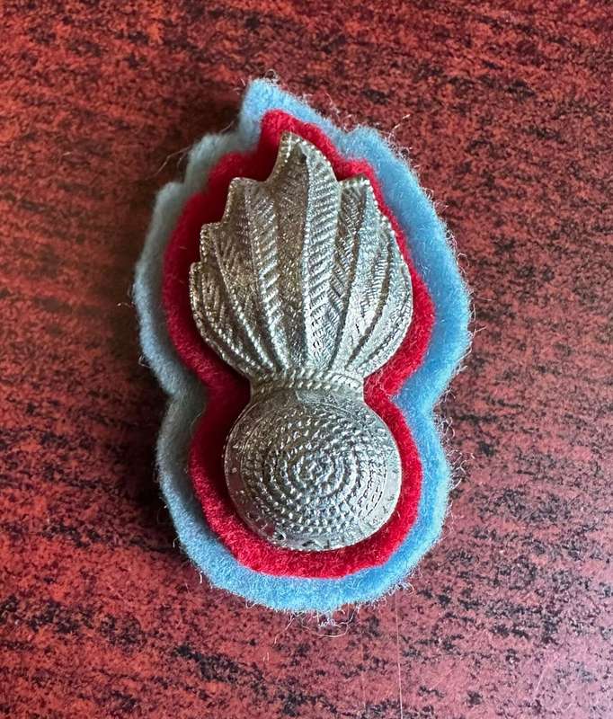 ANTI AIRCRAFT CORPS CHROMED CAP BADGE-APPROVED 1977- 2 PINS