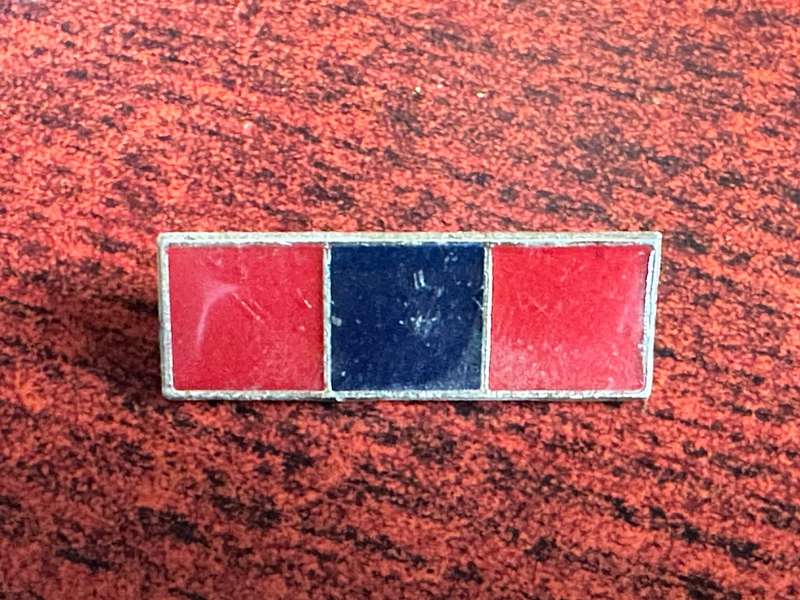 SA ENGINEERS BERET BAR-GUARDSMANS RED/ OXFORD BLUE/ GUARDSMANS RED- 2 PINS