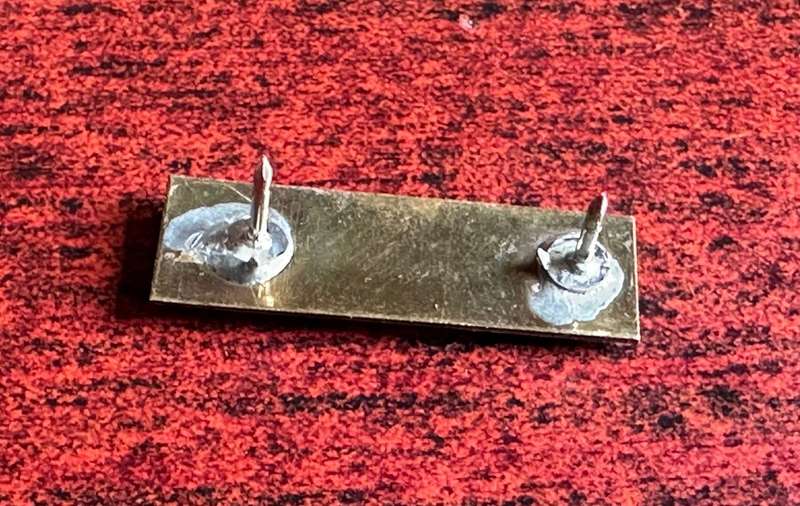 5 RECCE,ORIGINAL BERET BAR-BLACK/ WHITE/ BLACK- 2 PINS